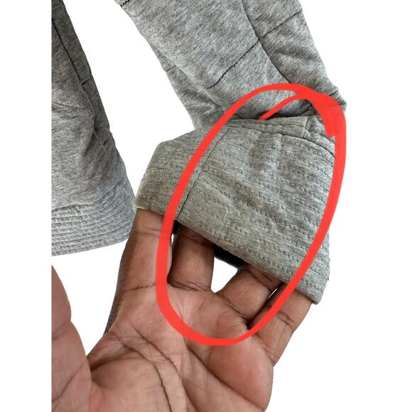 Lululemon Black Gray Reversible Lightweight The Bomb Bomber Jacket Size 4 - Picture 6 of 15